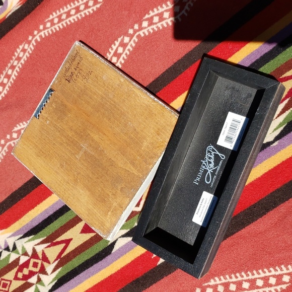 Wine decor Wood signs - Dinner is Poured -Not a hangover its a wine flu set of 2 - Picture 2 of 3